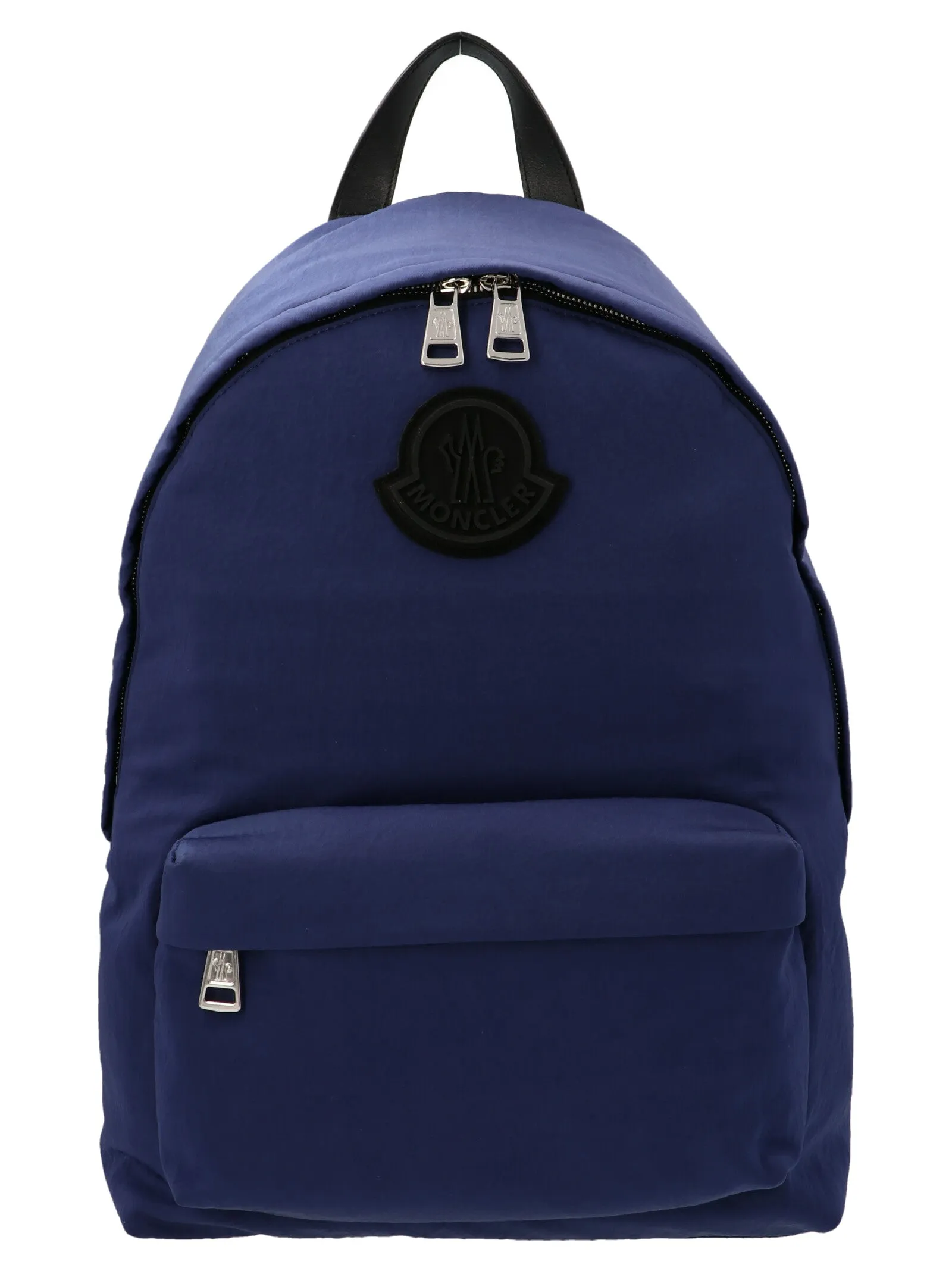 Moncler Logo Patch Zip-Up Backpack