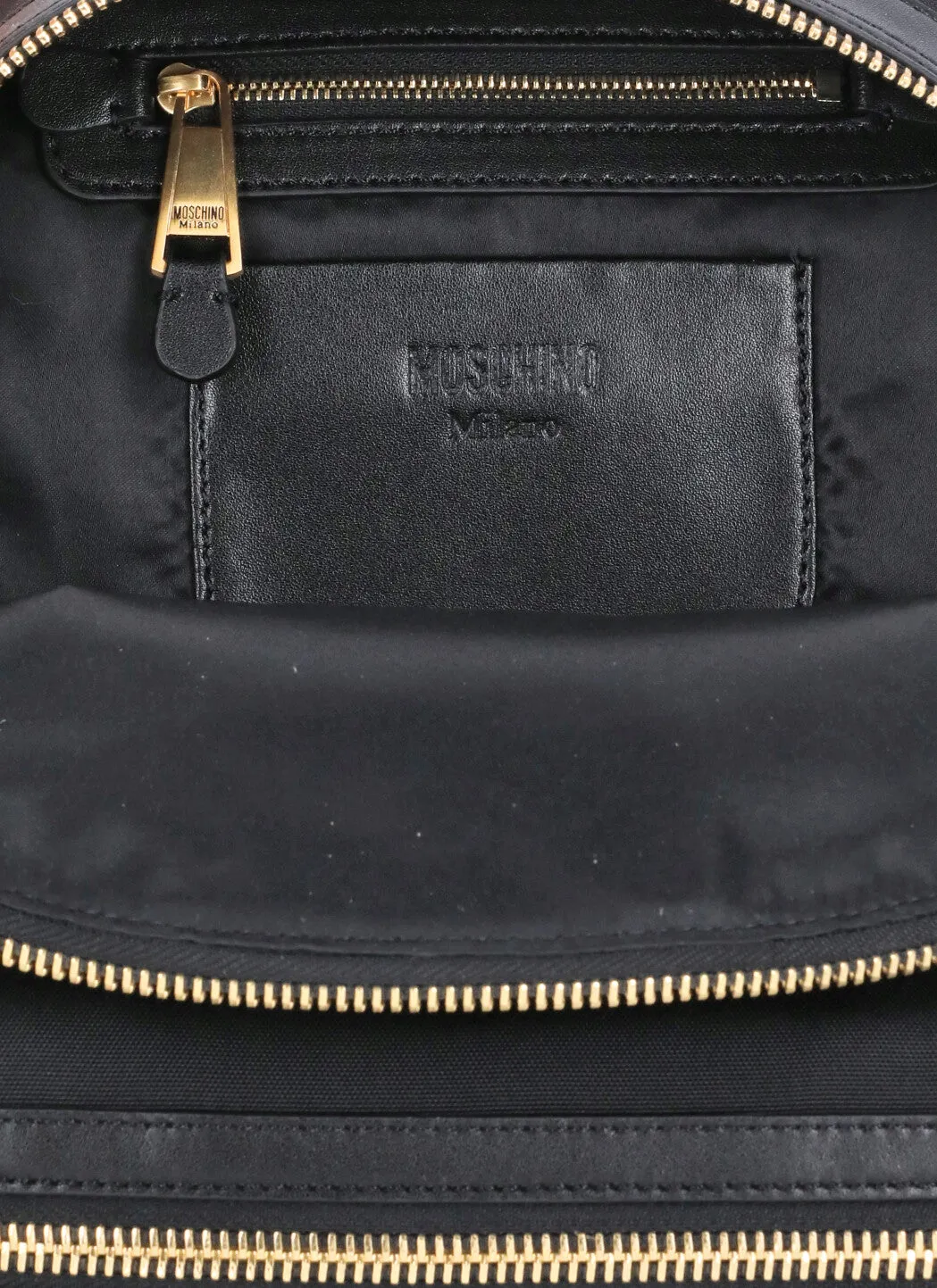 Moschino Couture Logo Plaque Backpack