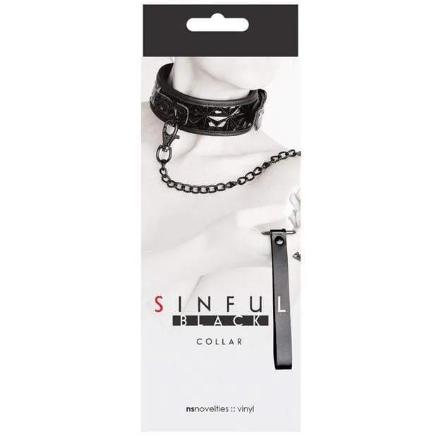 NS Novelties - Sinful Collar with Leash