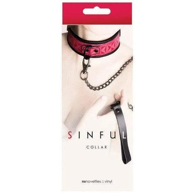 NS Novelties - Sinful Collar with Leash