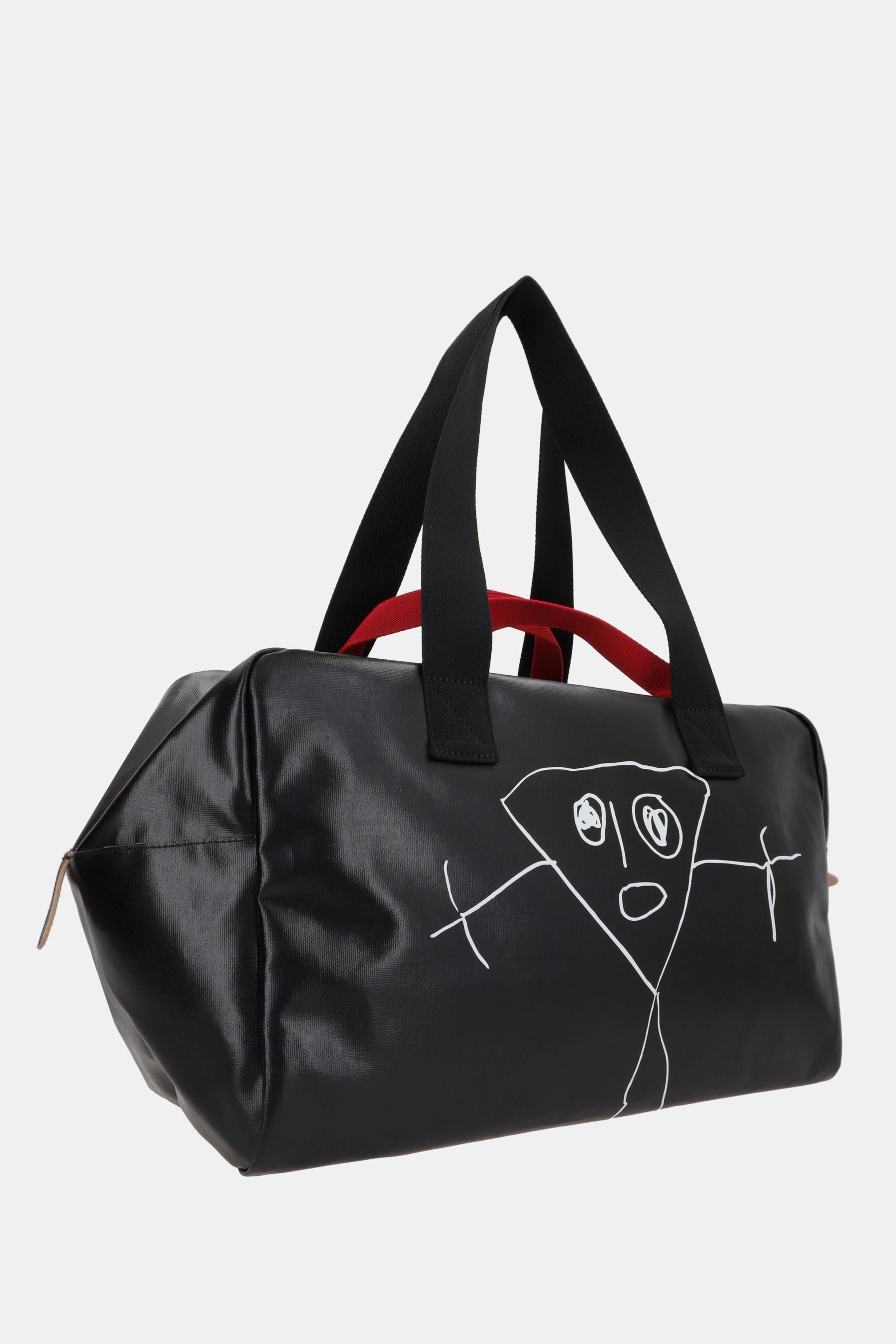 PIli e Bianca weekend bag in coated canvas