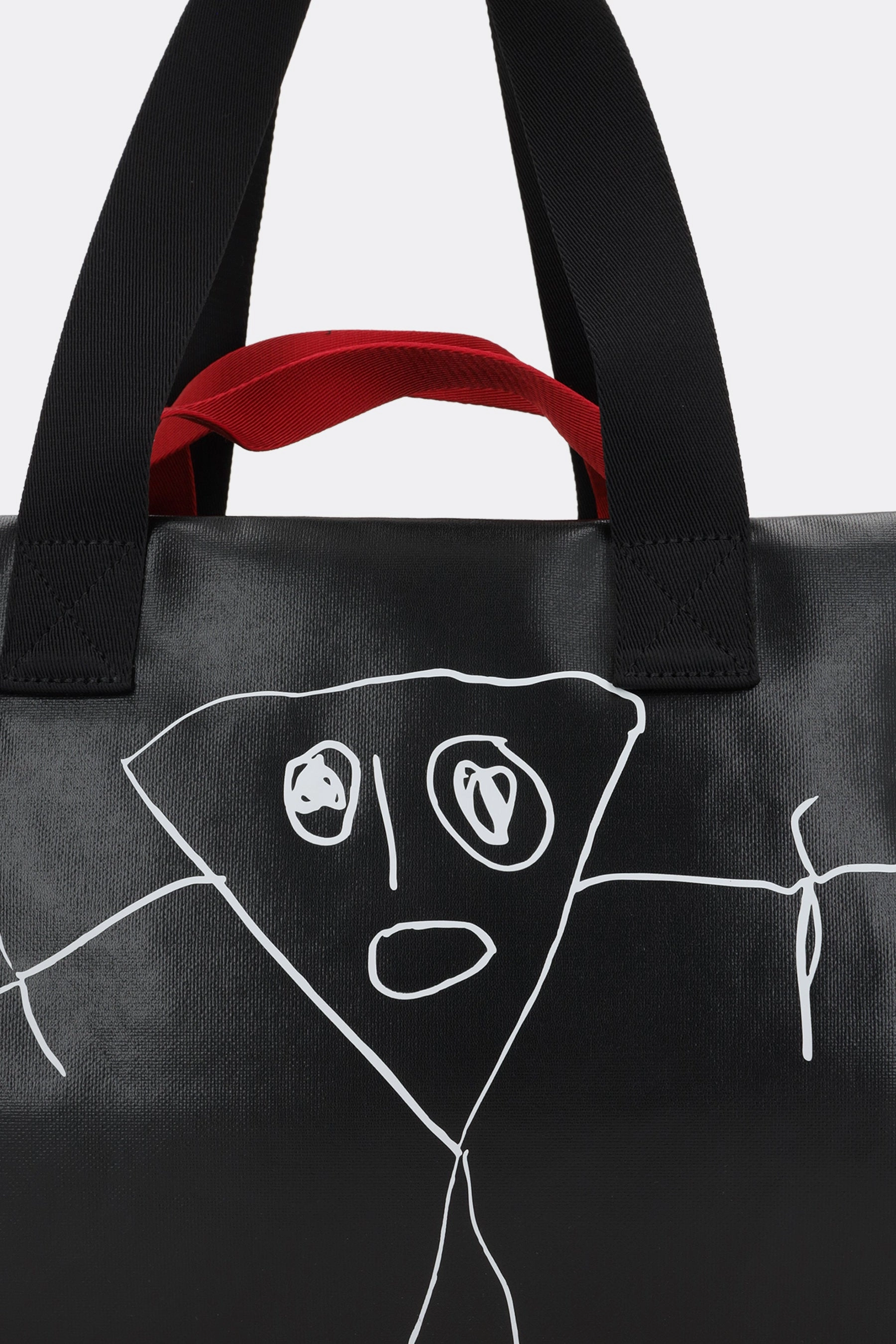 PIli e Bianca weekend bag in coated canvas