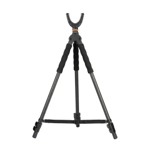 Quest T62CU Carbon Fiber Packable Shooting Tripod. Bipod & Monopod Combo w/ U-Yoke