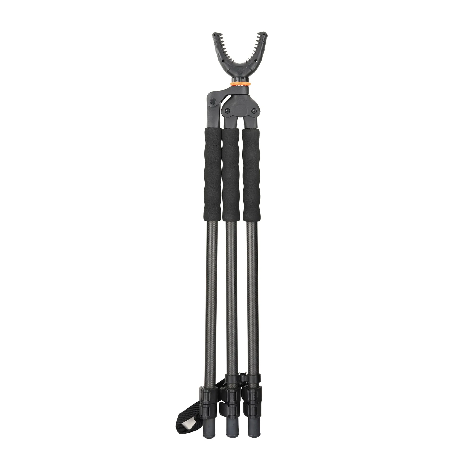 Quest T62CU Carbon Fiber Packable Shooting Tripod. Bipod & Monopod Combo w/ U-Yoke
