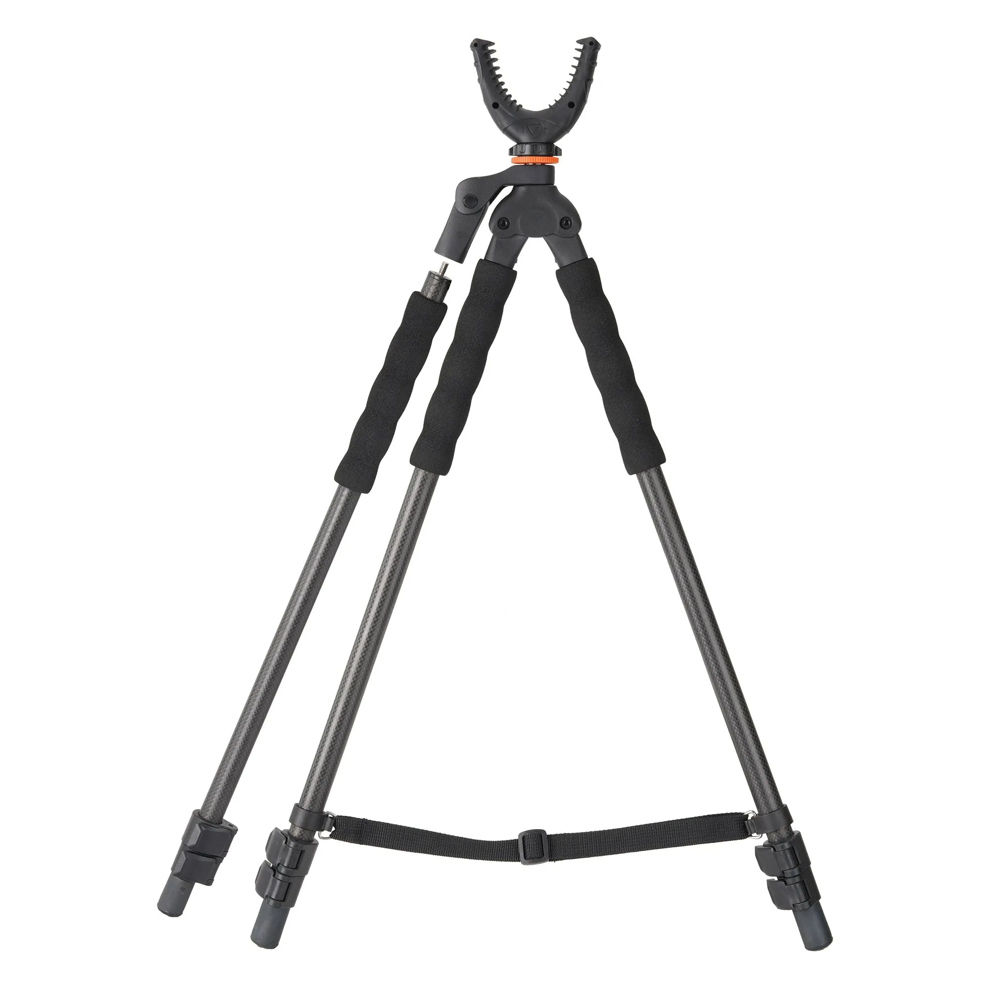 Quest T62CU Carbon Fiber Packable Shooting Tripod. Bipod & Monopod Combo w/ U-Yoke