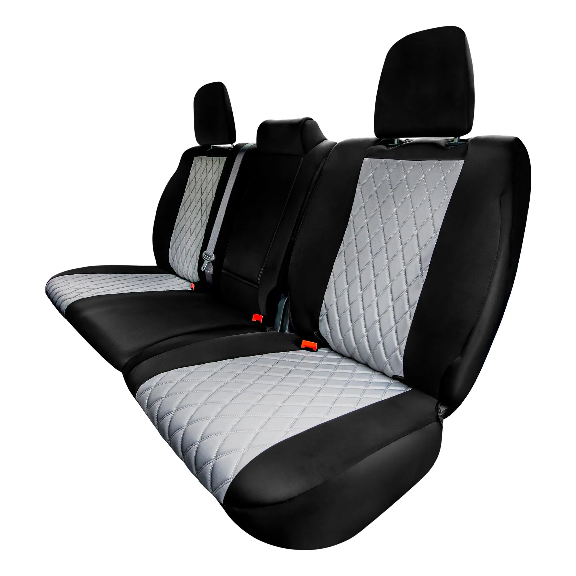 Ram 1500 2019-2024 - Rear Set Seat Covers - Gray Ultraflex Neoprene