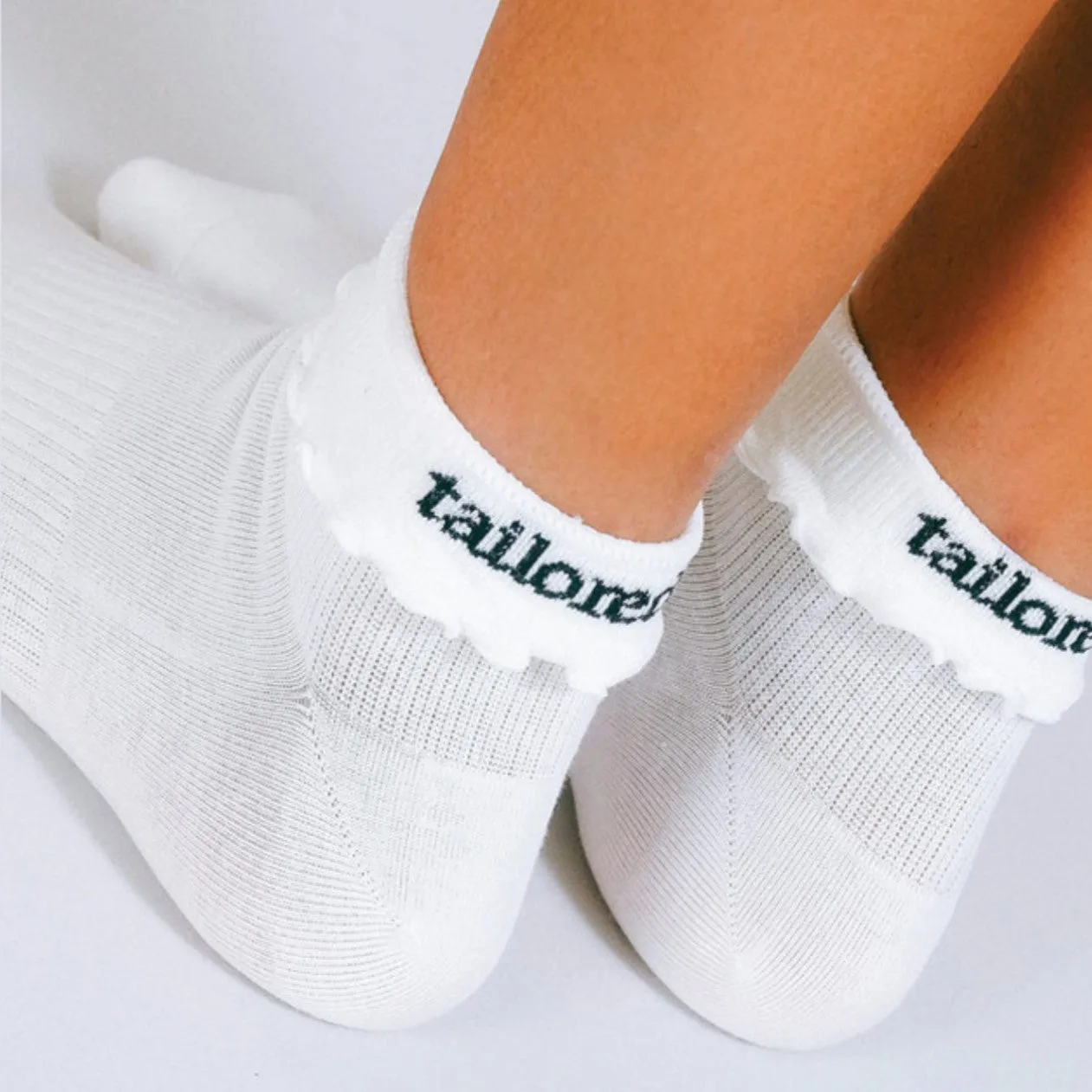 Ruffle Ankle Socks - (No Grips)