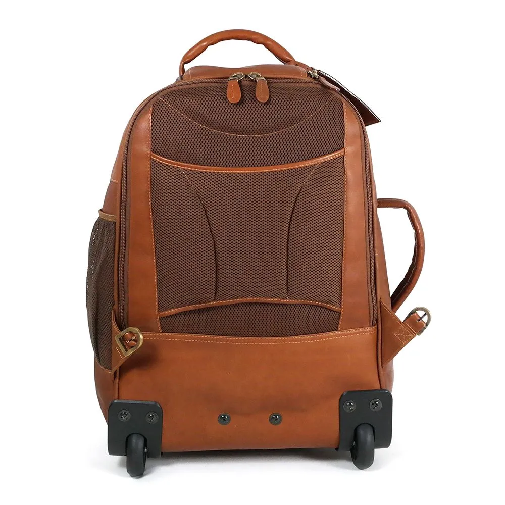 Santa Fe Leather Wheeled Backpack