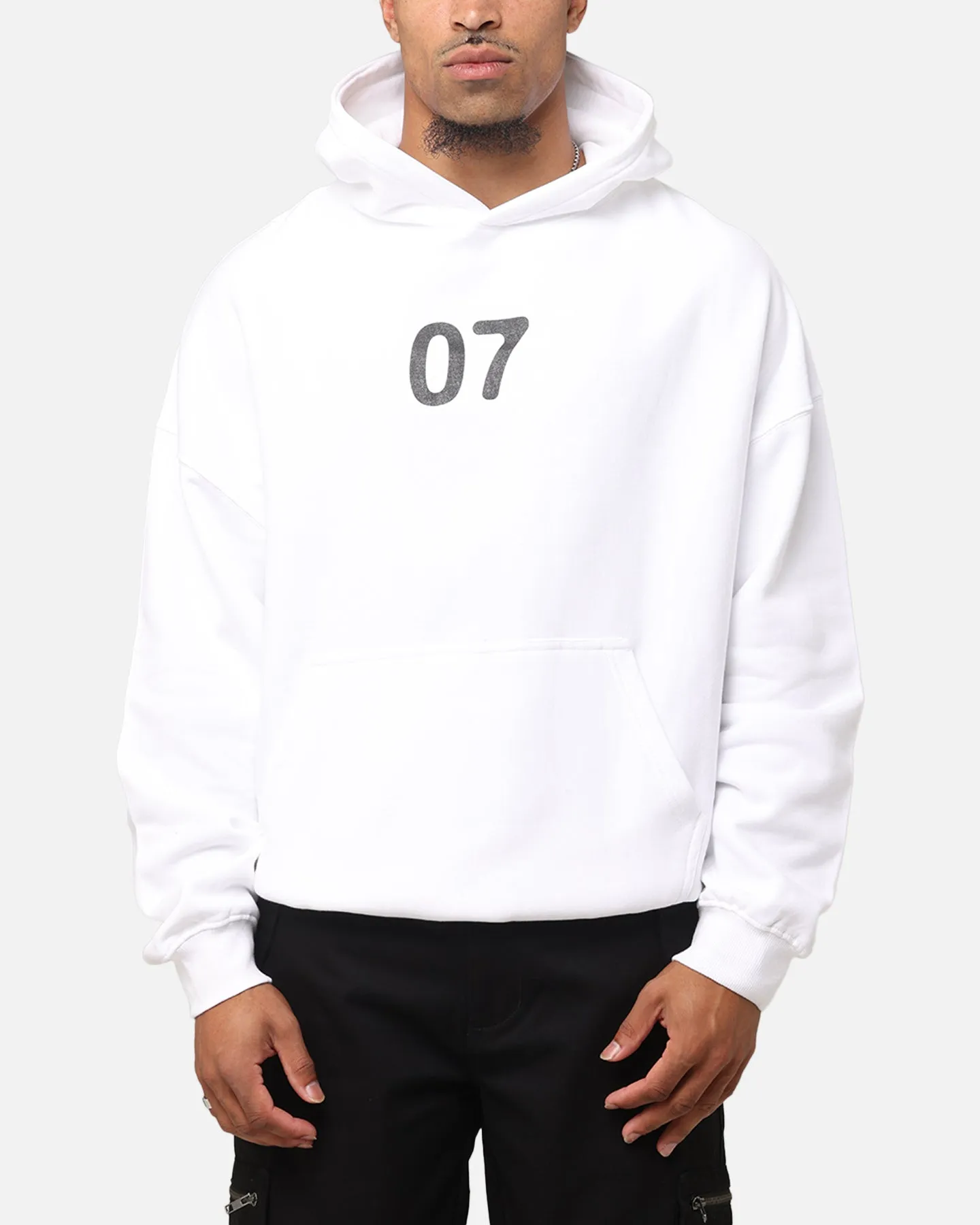 The Anti Order Genuine Fake Boxy Hoodie White/Black