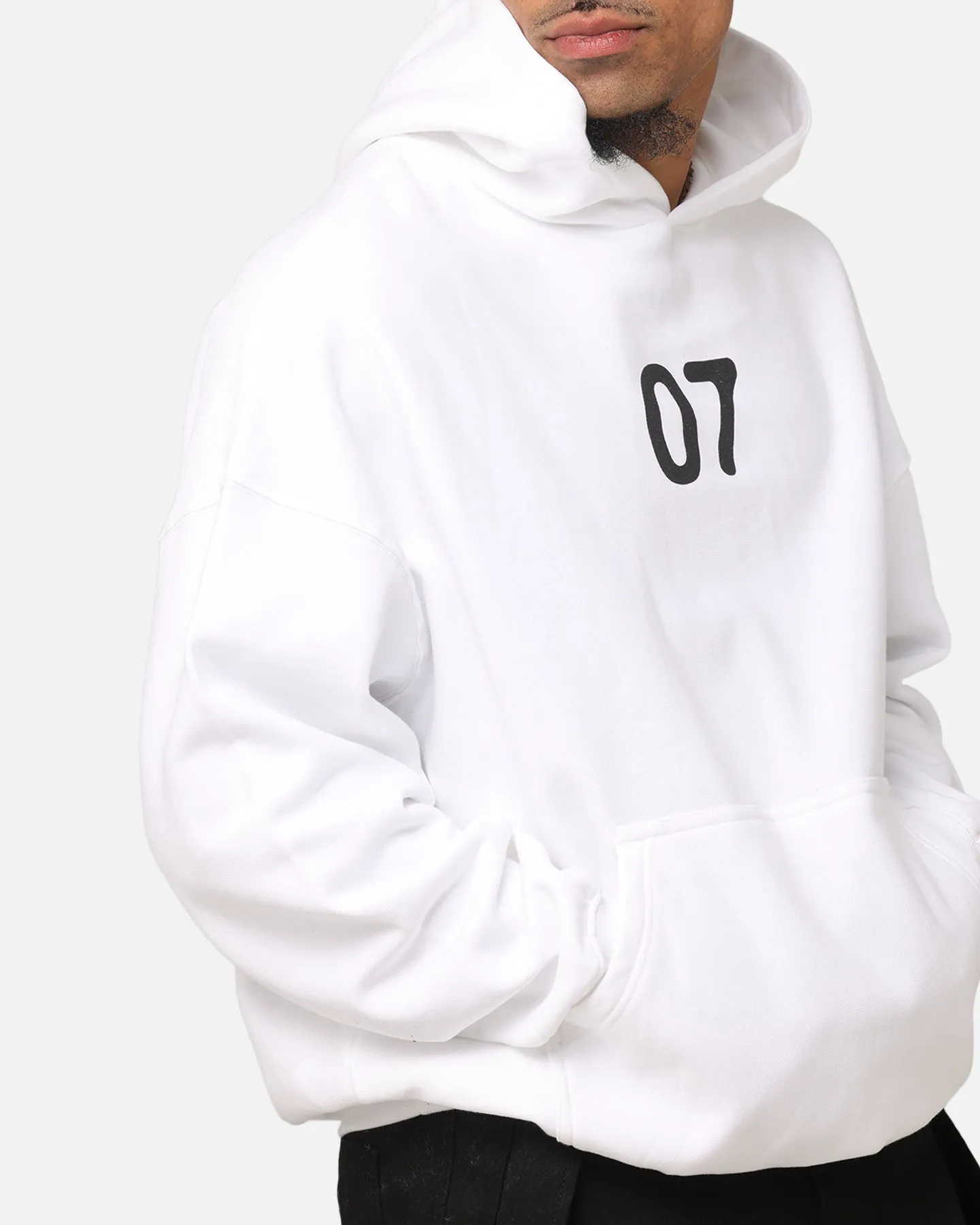 The Anti Order Genuine Fake Boxy Hoodie White/Black
