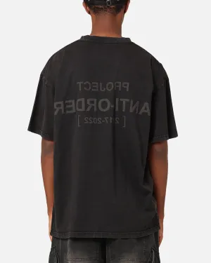 The Anti Order Project Anti T-Shirt Black Acid Wash