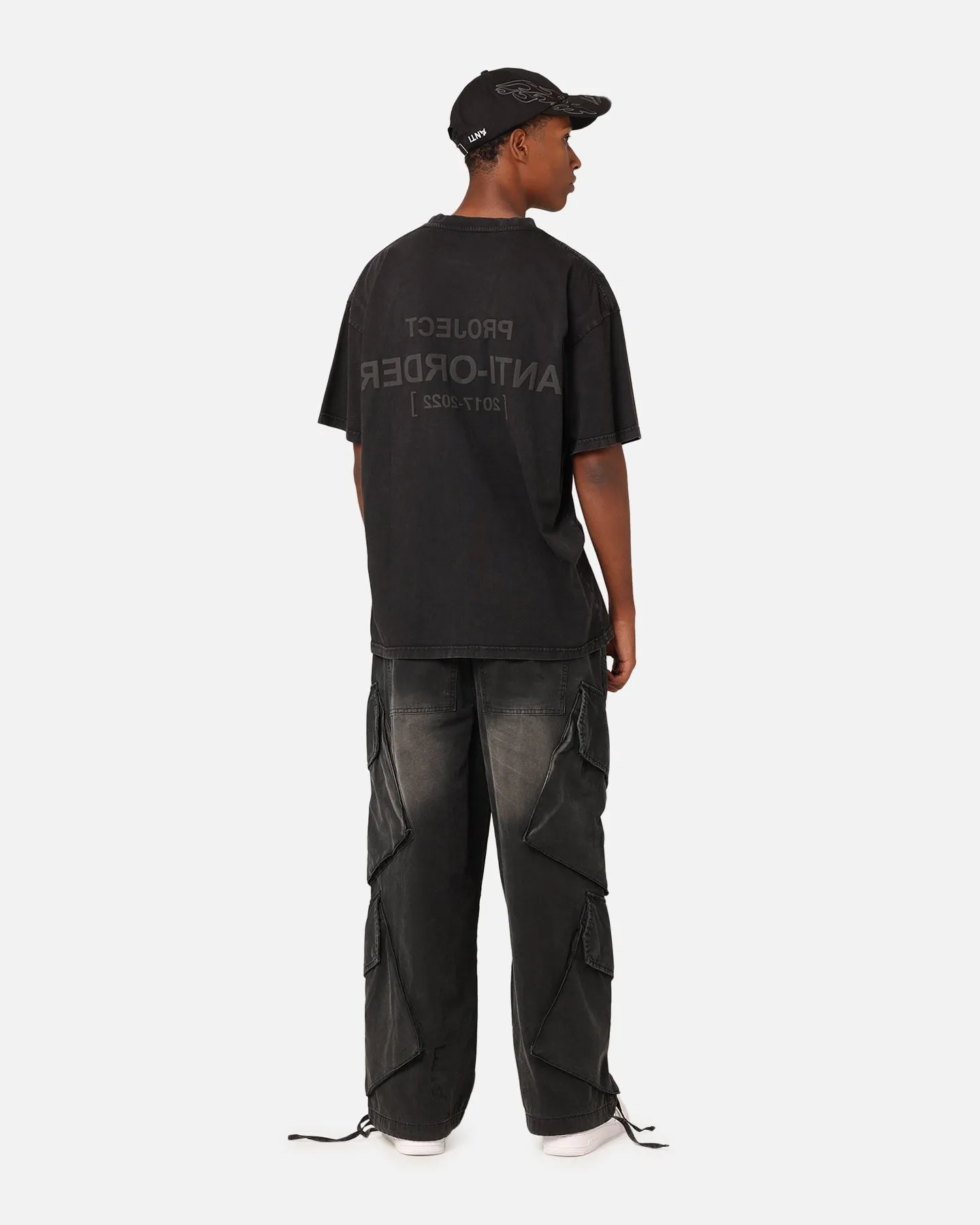 The Anti Order Project Anti T-Shirt Black Acid Wash