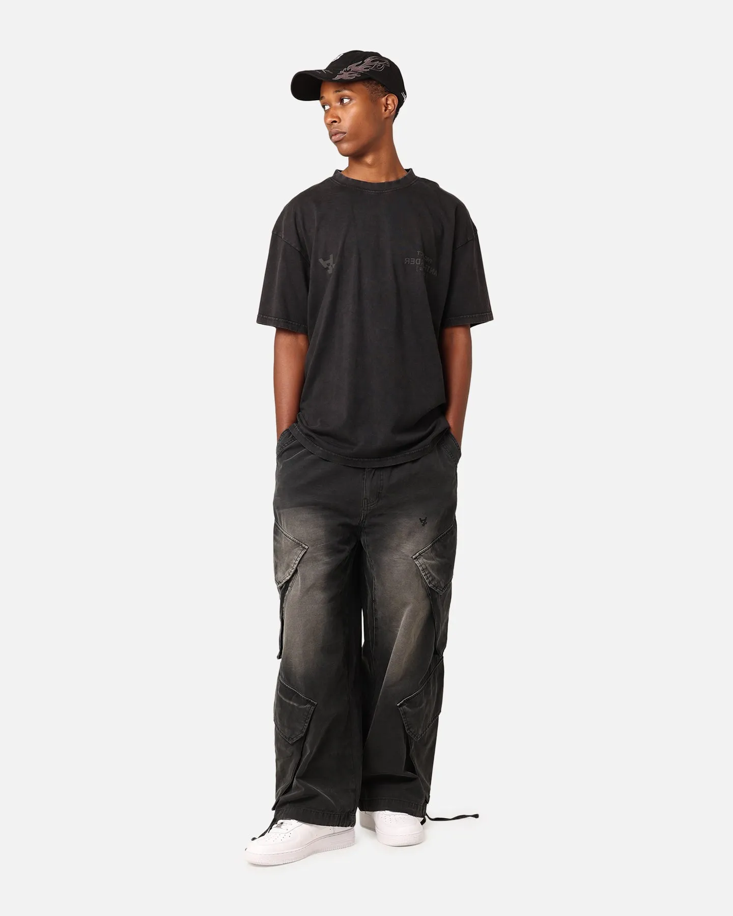 The Anti Order Project Anti T-Shirt Black Acid Wash