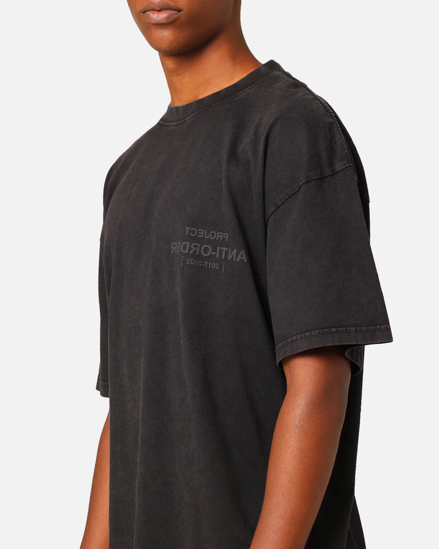 The Anti Order Project Anti T-Shirt Black Acid Wash