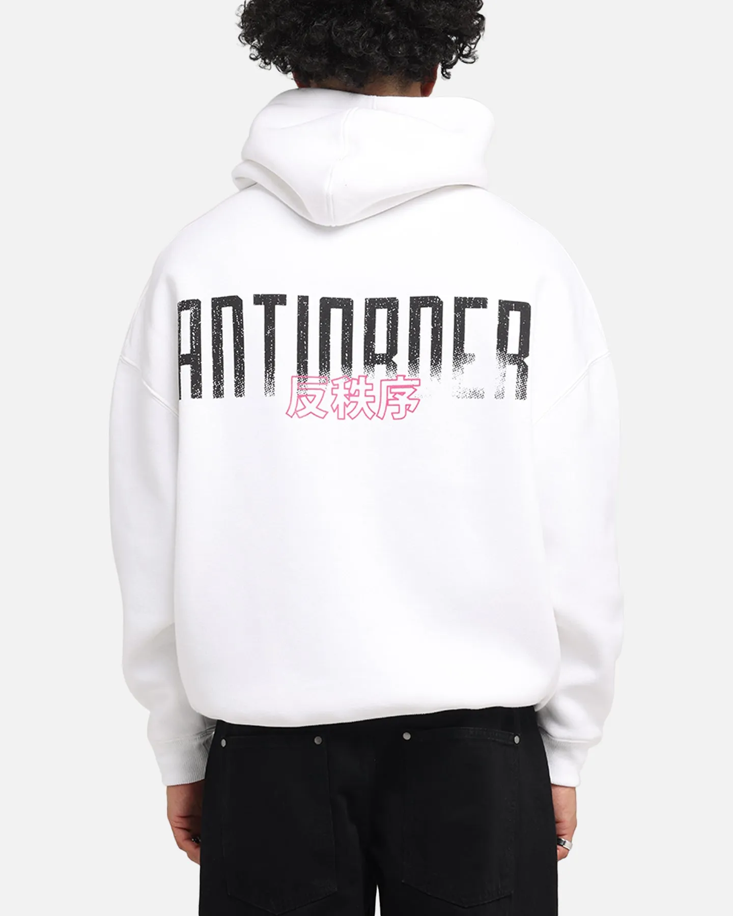 The Anti Order Ryuken Boxy Hoodie White