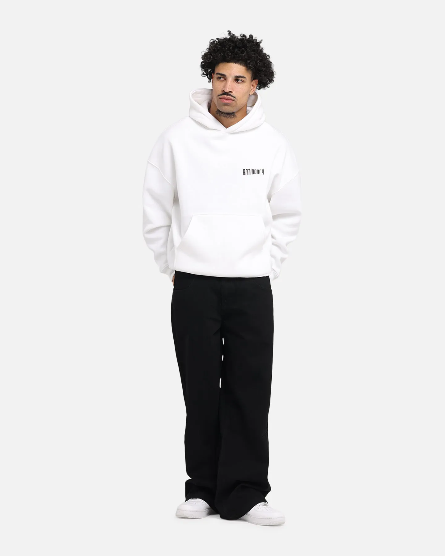 The Anti Order Ryuken Boxy Hoodie White