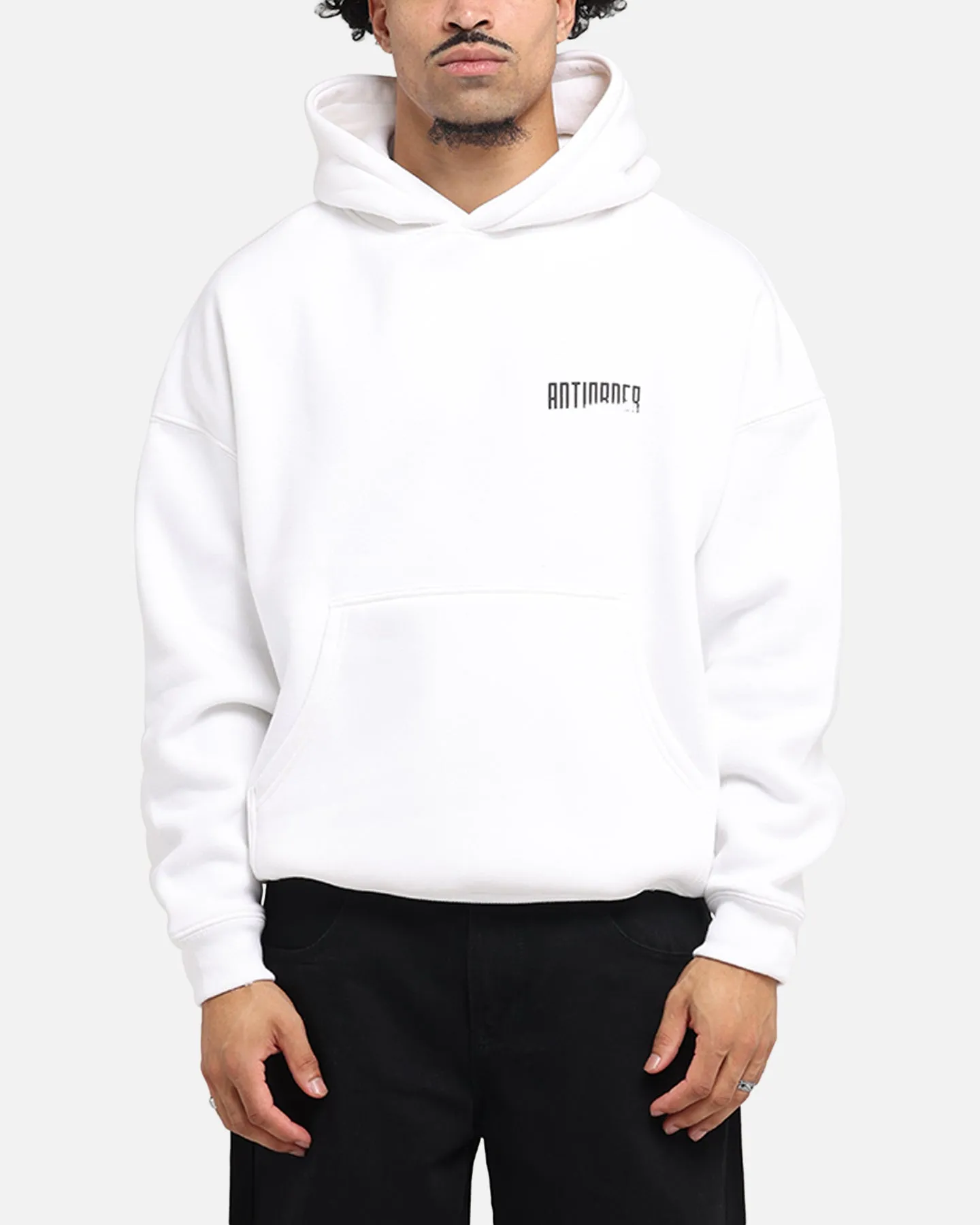 The Anti Order Ryuken Boxy Hoodie White