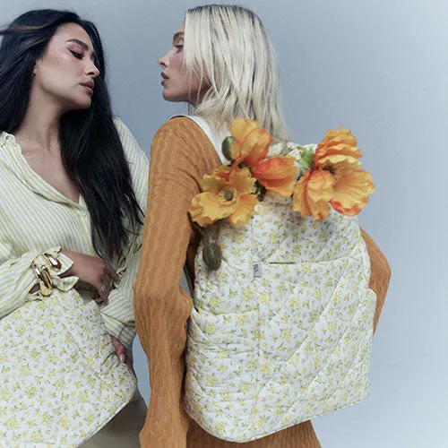 The Backpack Tote in Garden Party