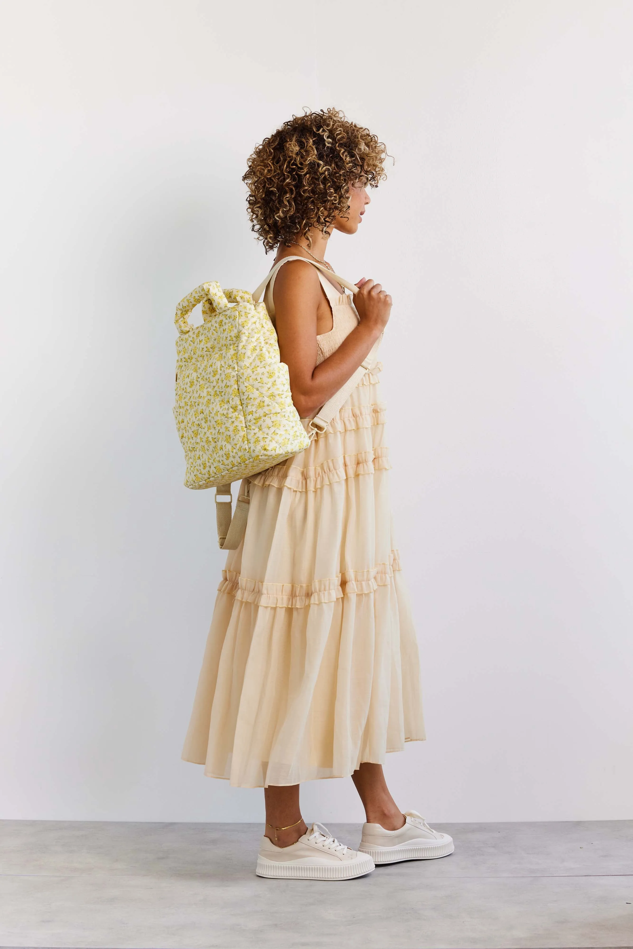 The Backpack Tote in Garden Party