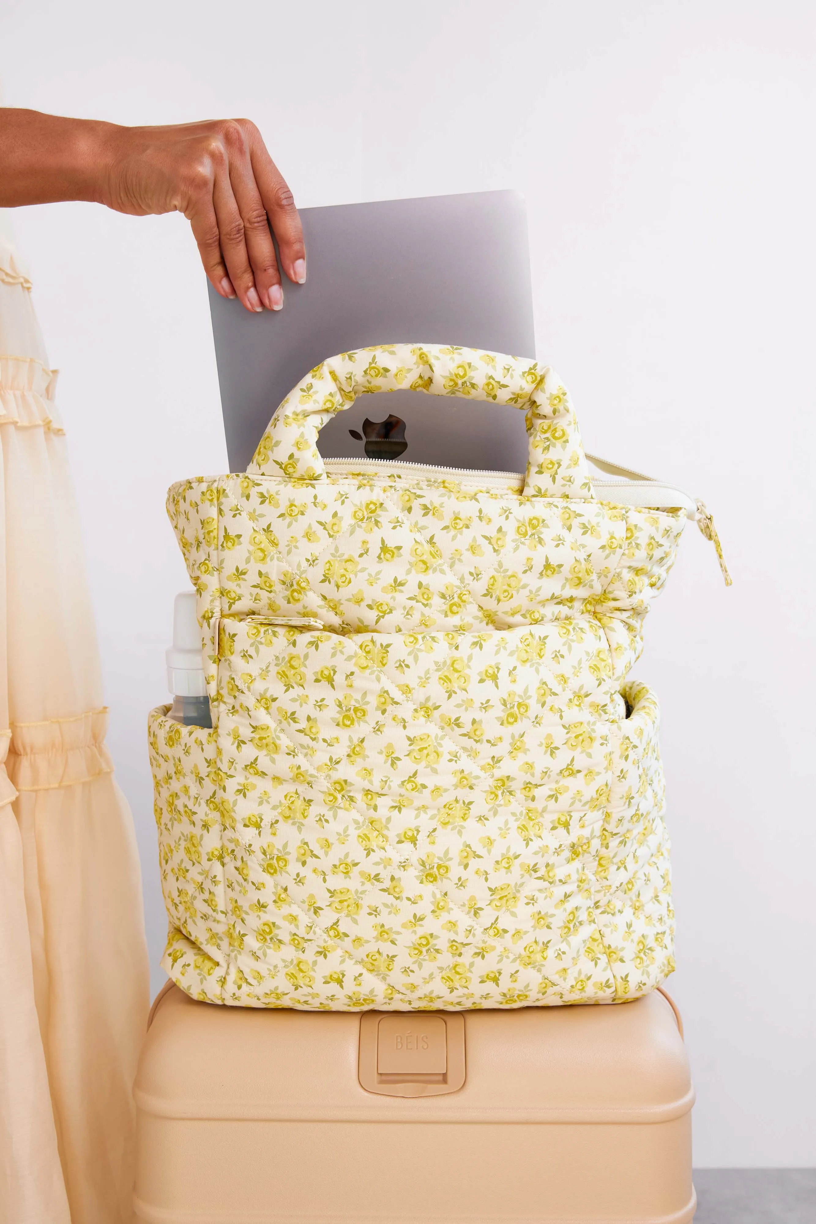 The Backpack Tote in Garden Party