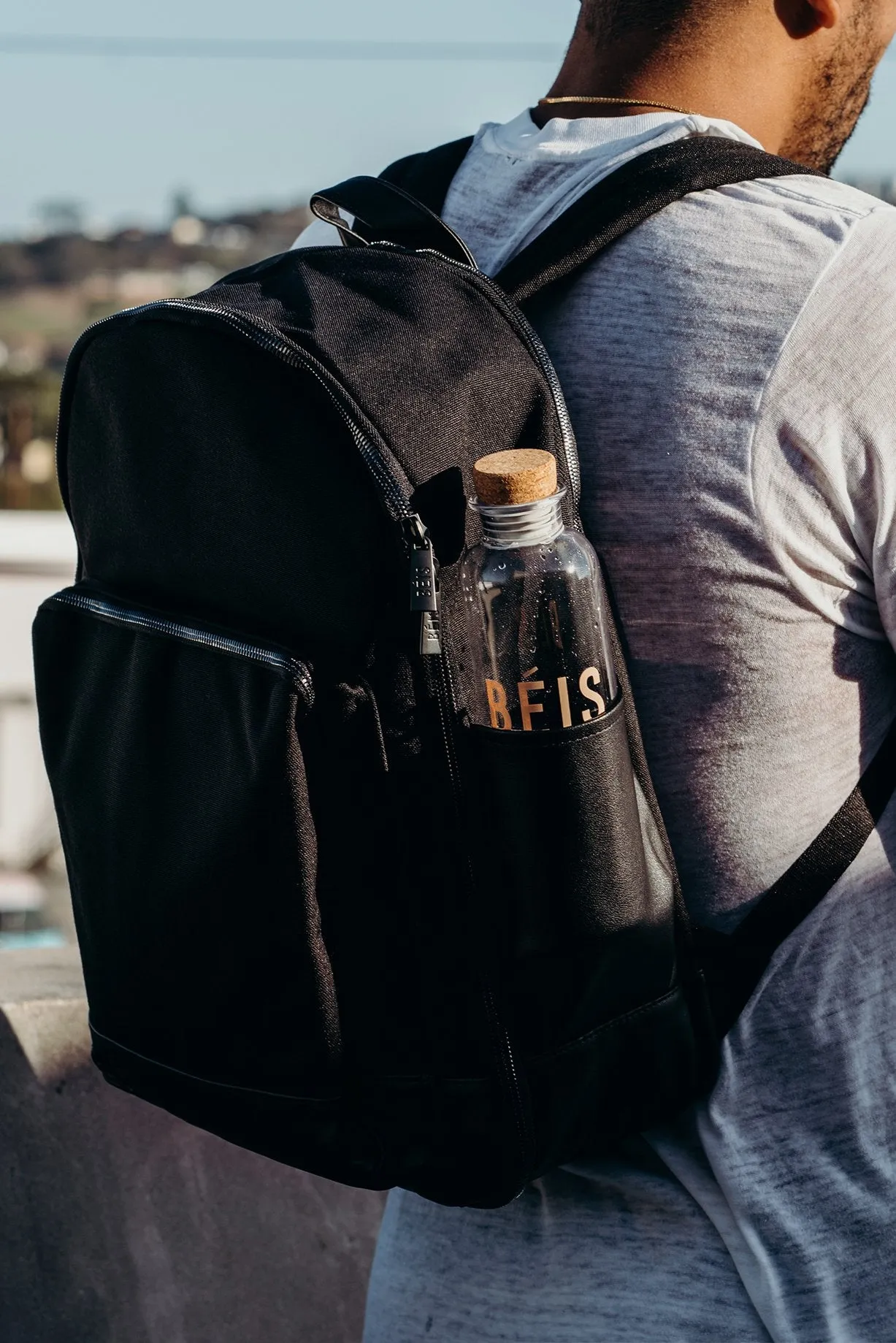 The Travel Backpack in Black