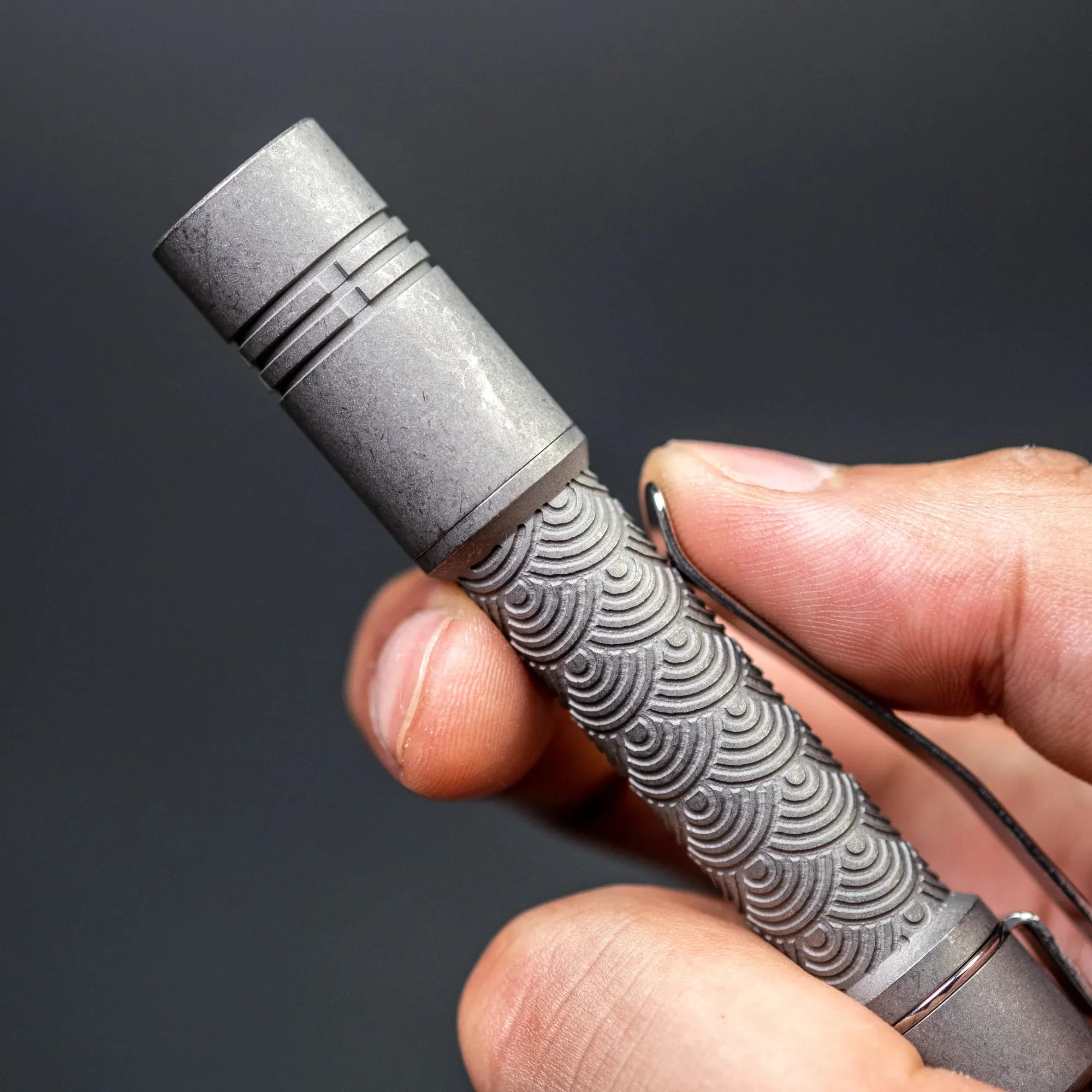 Titanium Penlight | Seigaiha
