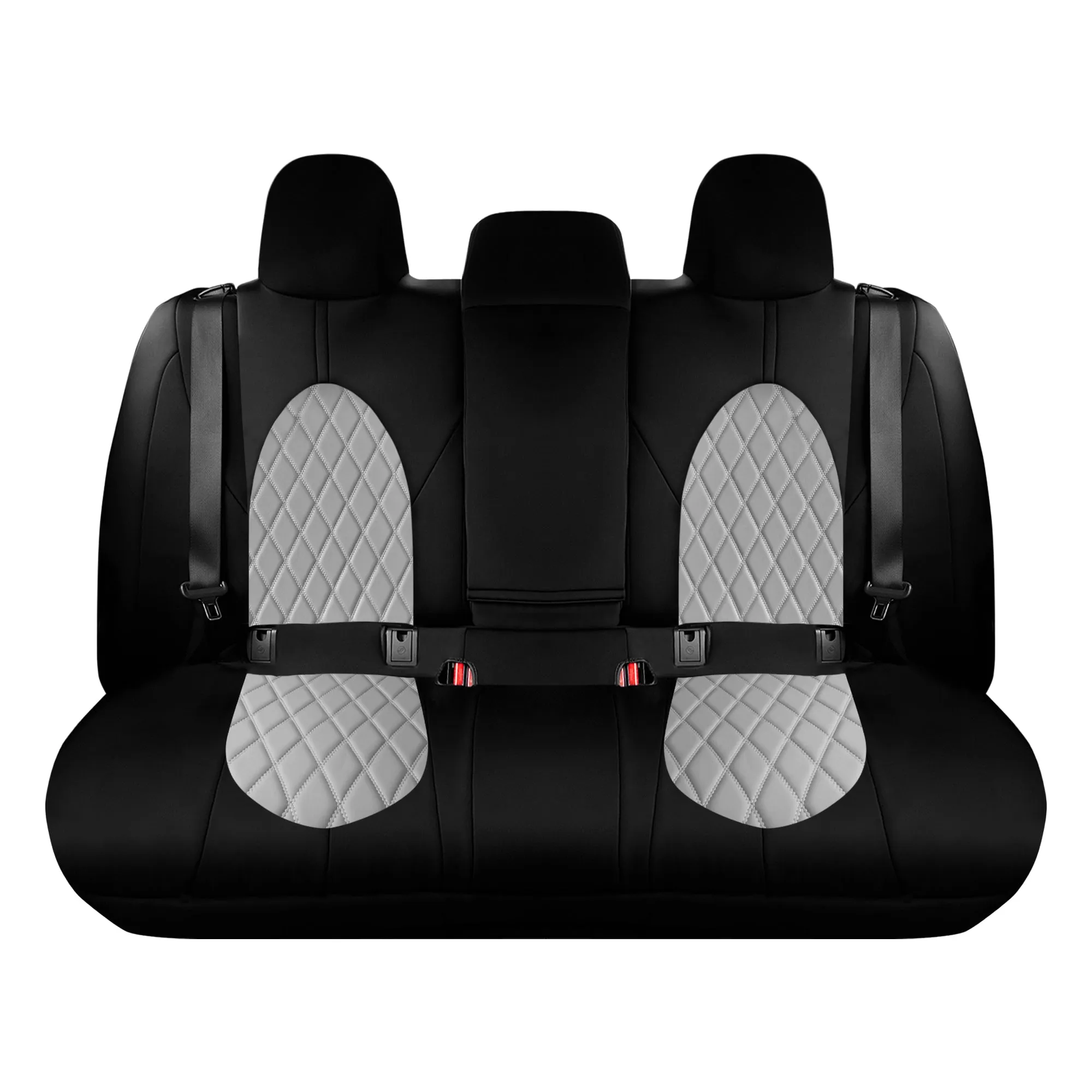Toyota Camry 2018 - 2024  - Rear Set Seat Covers - Gray Ultraflex Neoprene