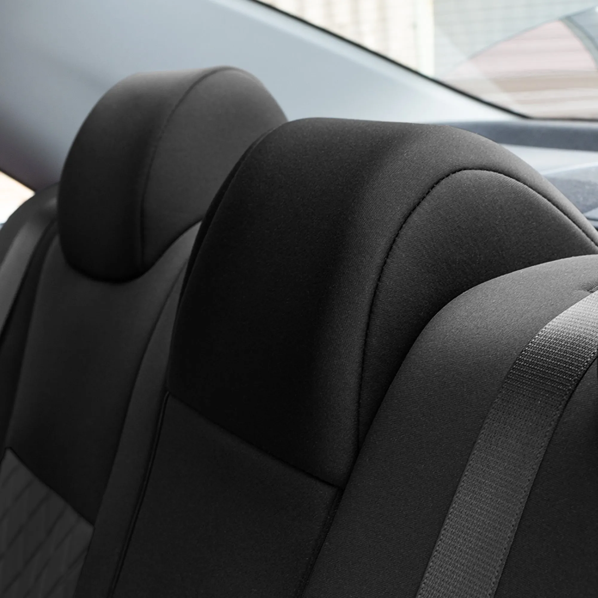 Toyota Camry LE | SE | XSE | XLE  2012-2017 - Full Set Seat Covers - Black Ultraflex Neoprene