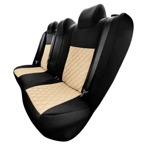 Toyota Camry LE | SE | XSE | XLE  2012-2017 - Rear Set Seat Covers - Beige Ultraflex Neoprene