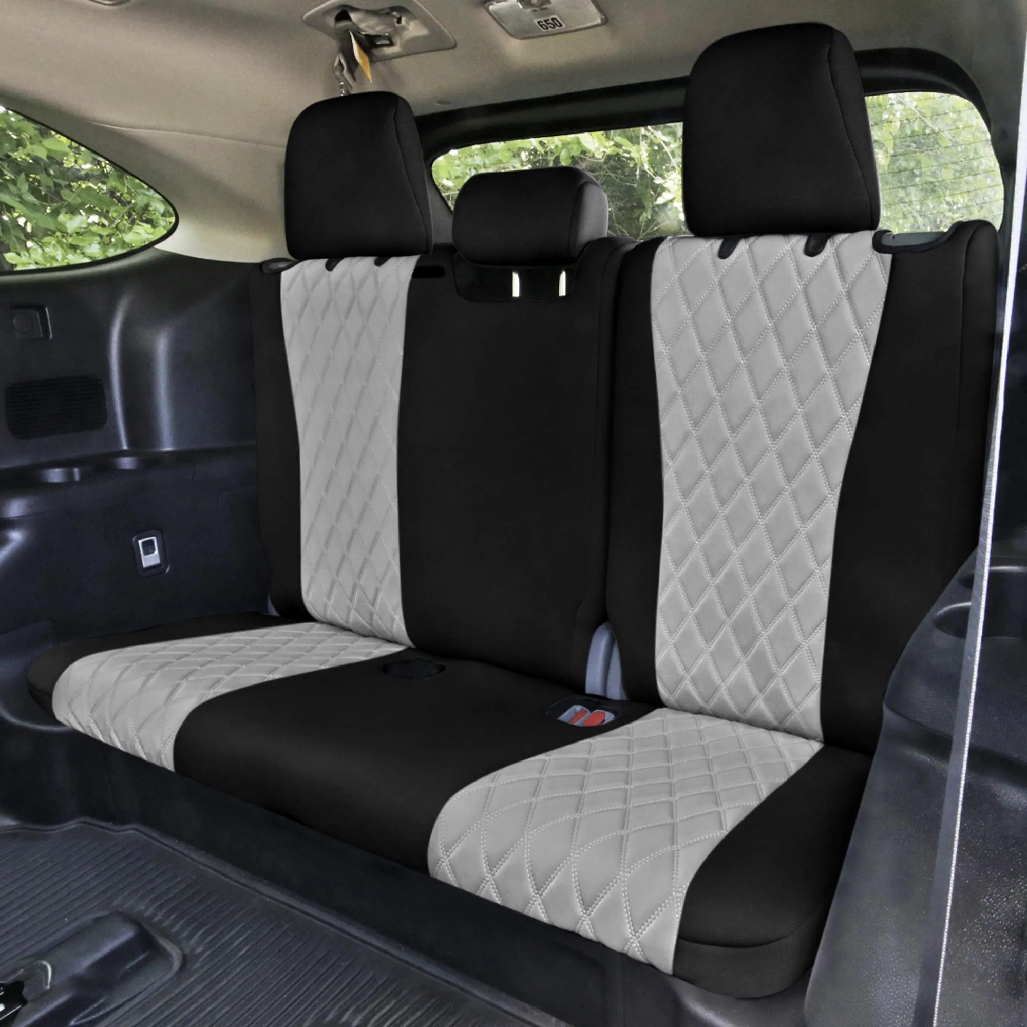 Toyota Highlander - 2020 - 2024  - Full Set Seat Covers - Gray Ultraflex Neoprene