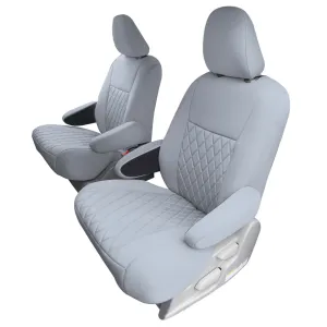 Toyota Sienna 7 Passenger 2011 - 2020 - 2nd Row Set Seat Covers - Solid Gray Ultraflex Neoprene