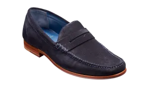 William - Dark Navy Suede