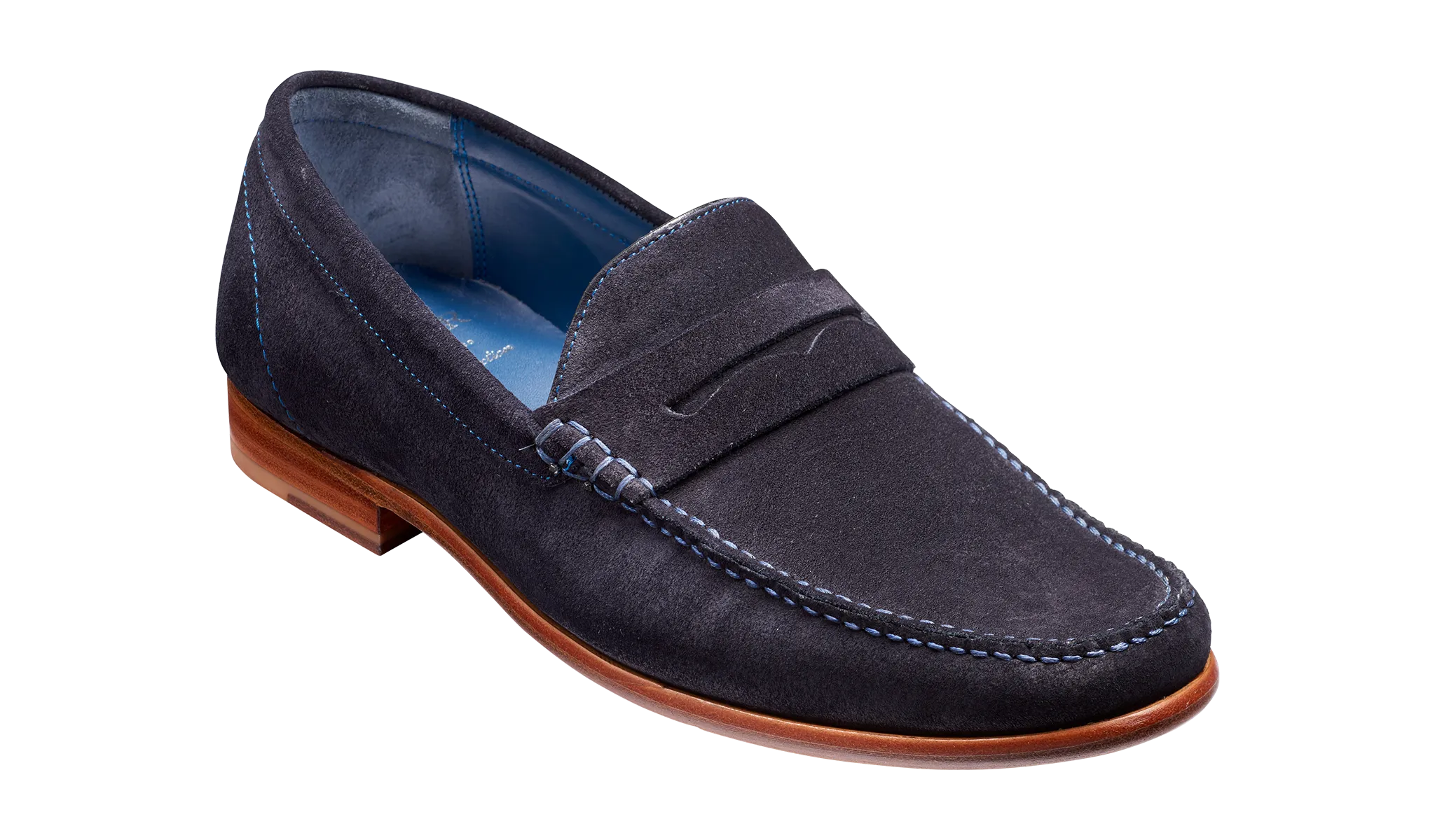 William - Dark Navy Suede