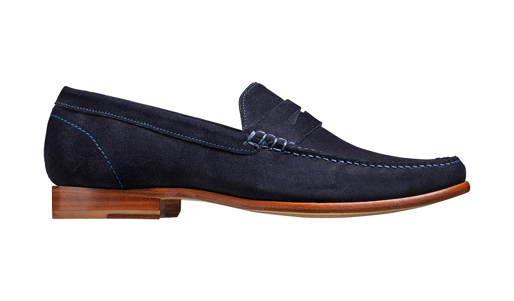 William - Dark Navy Suede